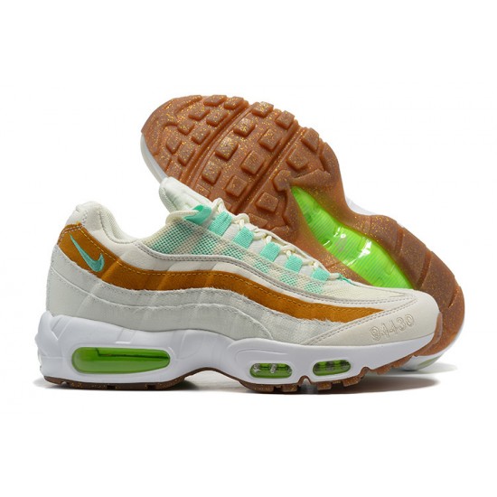 Nike Air Max 95 TT Pánské Bílá  Zelená Hnědá Běžecké Boty CZ0154-100 