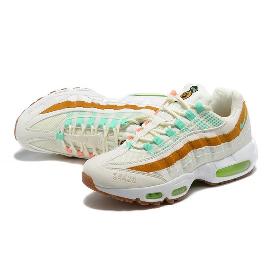 Nike Air Max 95 TT Pánské Bílá  Zelená Hnědá Běžecké Boty CZ0154-100 