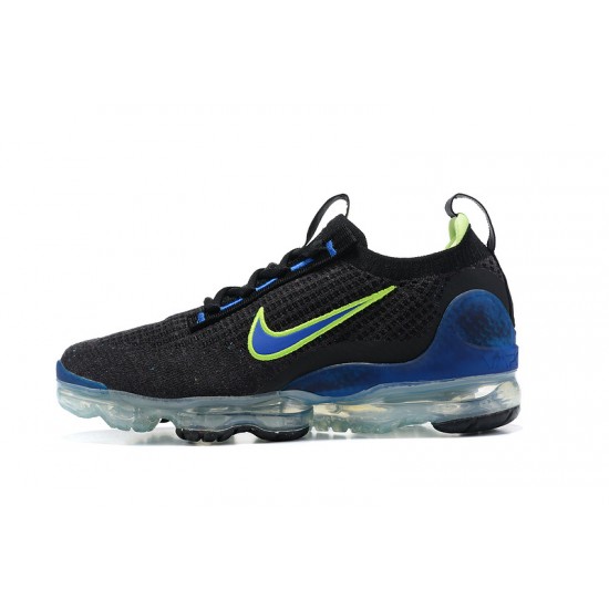 Nike Air VaporMax 2021 Flyknit Dámské/Pánské Černá Zelená možná Modrá Obuv