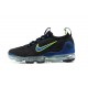 Nike Air VaporMax 2021 Flyknit Dámské/Pánské Černá Zelená možná Modrá Obuv