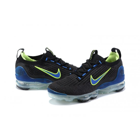 Nike Air VaporMax 2021 Flyknit Dámské/Pánské Černá Zelená možná Modrá Obuv