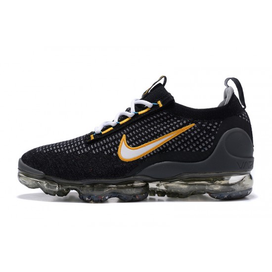 Nike Air VaporMax 2021 Flyknit Dámské/Pánské Černá Žlutá DH4086-001 Obuv