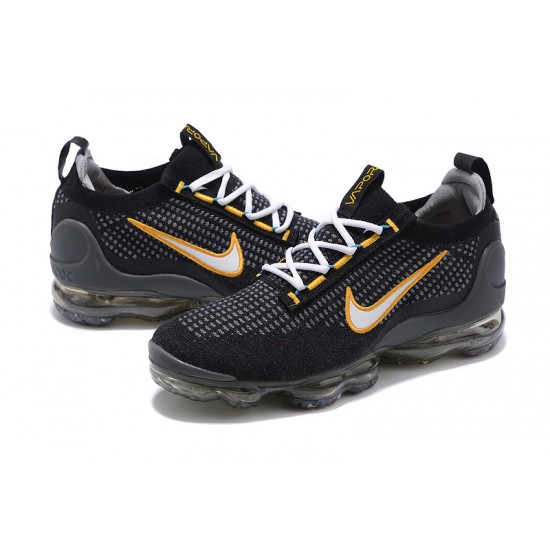 Nike Air VaporMax 2021 Flyknit Dámské/Pánské Černá Žlutá DH4086-001 Obuv