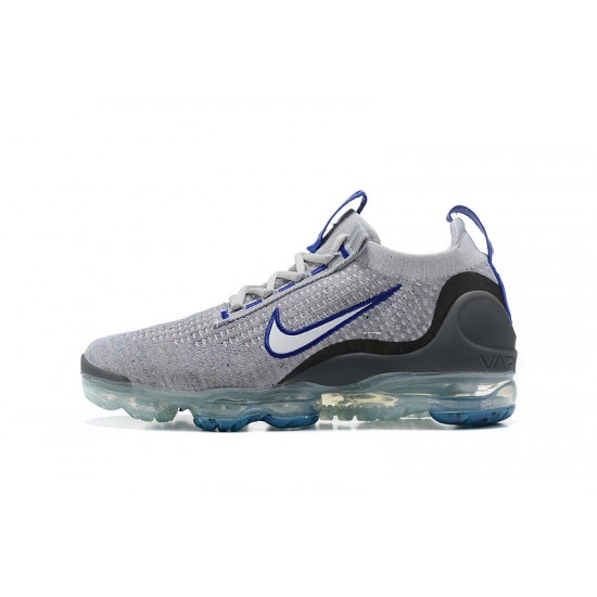 Nike Air VaporMax 2021 Flyknit Dámské/Pánské Šedá Modrá Obuv