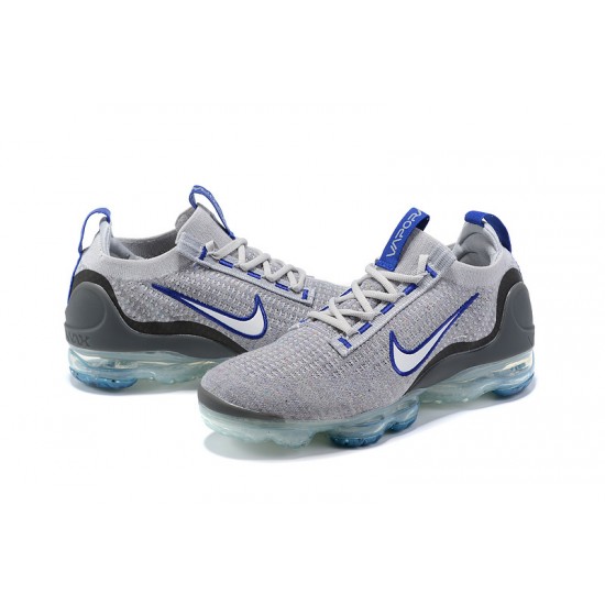 Nike Air VaporMax 2021 Flyknit Dámské/Pánské Šedá Modrá Obuv
