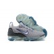 Nike Air VaporMax 2021 Flyknit Dámské/Pánské Šedá Modrá Obuv