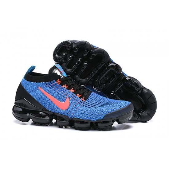 Nike Air VaporMax Flyknit 3 Dámské/Pánské Černá Modrá Běžecké Boty AJ6900-015
