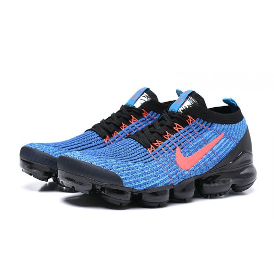 Nike Air VaporMax Flyknit 3 Dámské/Pánské Černá Modrá Běžecké Boty AJ6900-015