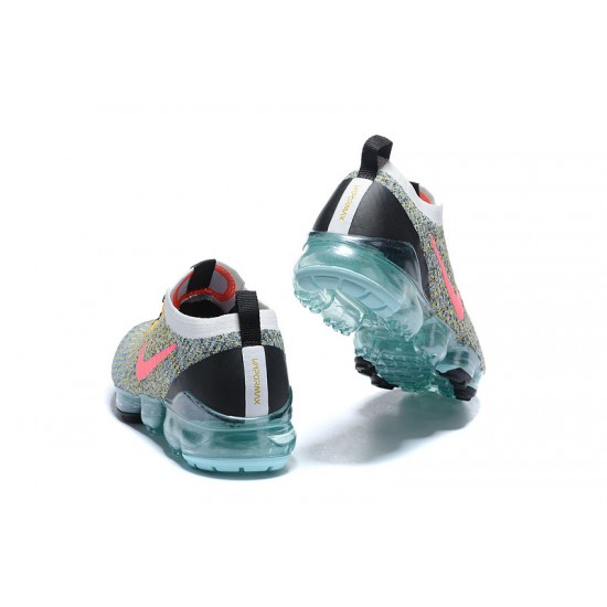 Nike Air VaporMax Flyknit 3 Dámské/Pánské Černá Zelená Běžecké Boty AJ6910-104