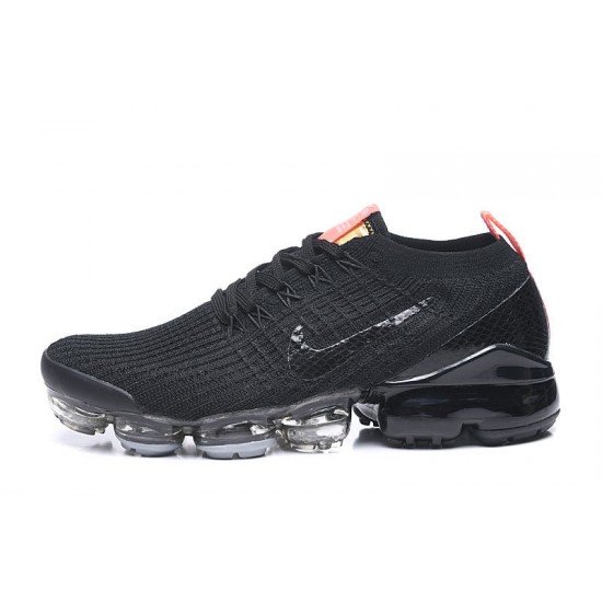 Nike Air VaporMax Flyknit 3 Dámské/Pánské Černá Oranžová Běžecké Boty