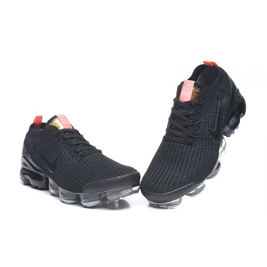 Nike Air VaporMax Flyknit 3 Dámské/Pánské Černá Oranžová Běžecké Boty