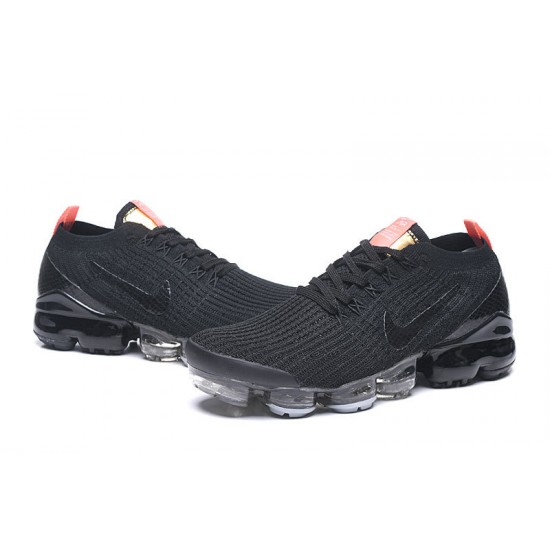 Nike Air VaporMax Flyknit 3 Dámské/Pánské Černá Oranžová Běžecké Boty