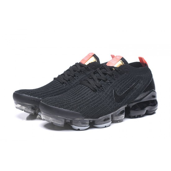 Nike Air VaporMax Flyknit 3 Dámské/Pánské Černá Oranžová Běžecké Boty