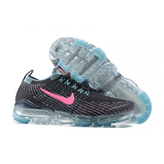 Nike Air VaporMax Flyknit 3 Dámské/Pánské Černá Růžová Běžecké Boty AJ5910-101