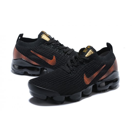 Nike Air VaporMax Flyknit 3 Dámské/Pánské Černá Červená Běžecké Boty CU1926-001