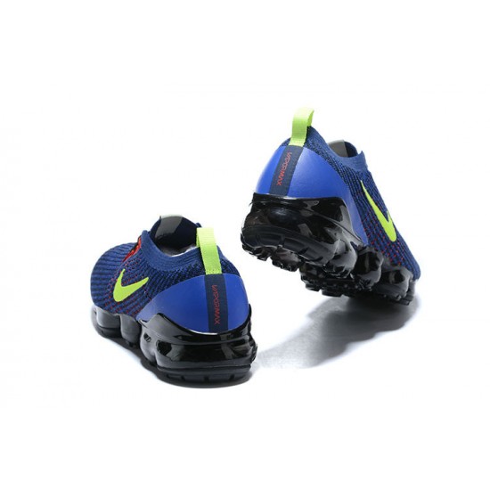 Nike Air VaporMax Flyknit 3 Dámské/Pánské Modrá Zelená Běžecké Boty