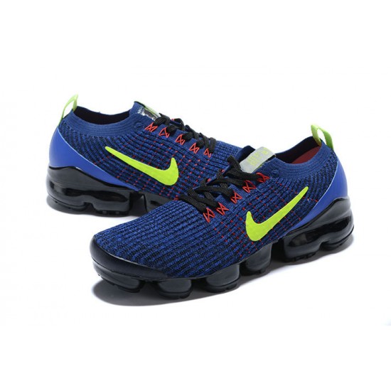 Nike Air VaporMax Flyknit 3 Dámské/Pánské Modrá Zelená Běžecké Boty