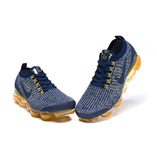 Nike Air VaporMax Flyknit 3 Dámské/Pánské Modrá Žlutá  Běžecké Boty AJ6900-444