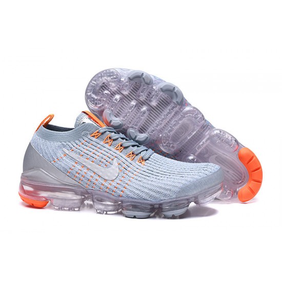 Nike Air VaporMax Flyknit 3 Dámské/Pánské Šedá Oranžová Běžecké Boty AJ6900-003