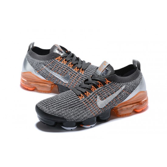 Nike Air VaporMax Flyknit 3 Dámské/Pánské Šedá Oranžová Běžecké Boty AJ6900-024