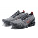 Nike Air VaporMax Flyknit 3 Dámské/Pánské Šedá Červená Běžecké Boty AJ6900-012