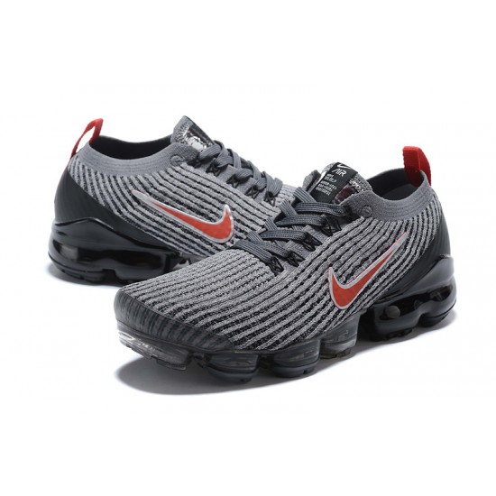 Nike Air VaporMax Flyknit 3 Dámské/Pánské Šedá Červená Běžecké Boty AJ6900-012