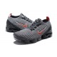Nike Air VaporMax Flyknit 3 Dámské/Pánské Šedá Červená Běžecké Boty AJ6900-012
