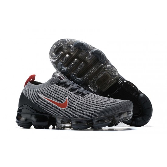 Nike Air VaporMax Flyknit 3 Dámské/Pánské Šedá Červená Běžecké Boty AJ6900-012