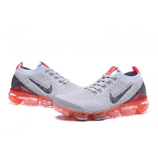 Nike Air VaporMax Flyknit 3 Dámské/Pánské Šedá Červená Běžecké Boty AJ6900-600