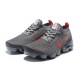 Nike Air VaporMax Flyknit 3 Dámské/Pánské Šedá Červená Běžecké Boty CT1270-001