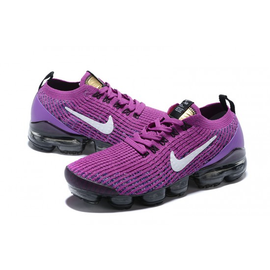Nike Air VaporMax Flyknit 3 Dámské/Pánské Fialová Černá Běžecké Boty AJ6900-502