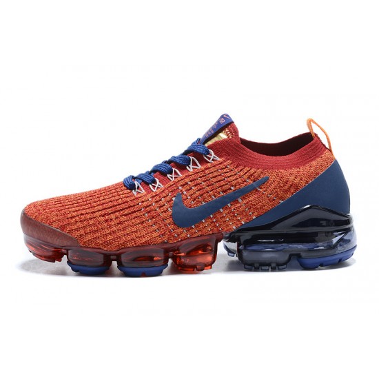 Nike Air VaporMax Flyknit 3 Dámské/Pánské Červená Modrá Běžecké Boty AJ6900-600