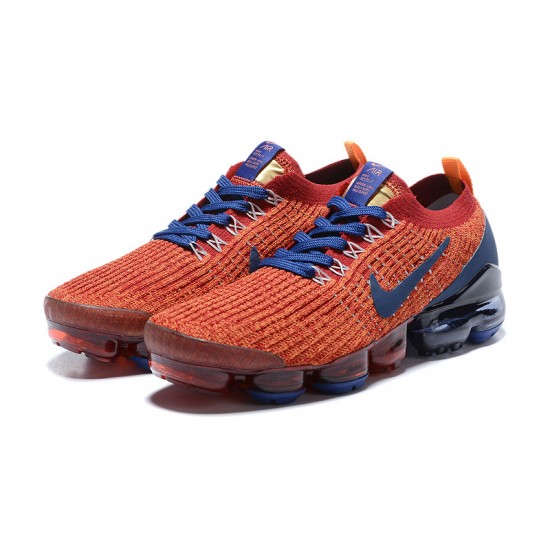 Nike Air VaporMax Flyknit 3 Dámské/Pánské Červená Modrá Běžecké Boty AJ6900-600
