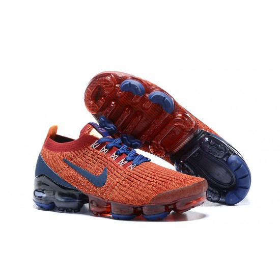 Nike Air VaporMax Flyknit 3 Dámské/Pánské Červená Modrá Běžecké Boty AJ6900-600