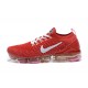 Nike Air VaporMax Flyknit 3 Dámské/Pánské Červená Bílá Běžecké Boty CU4756-600