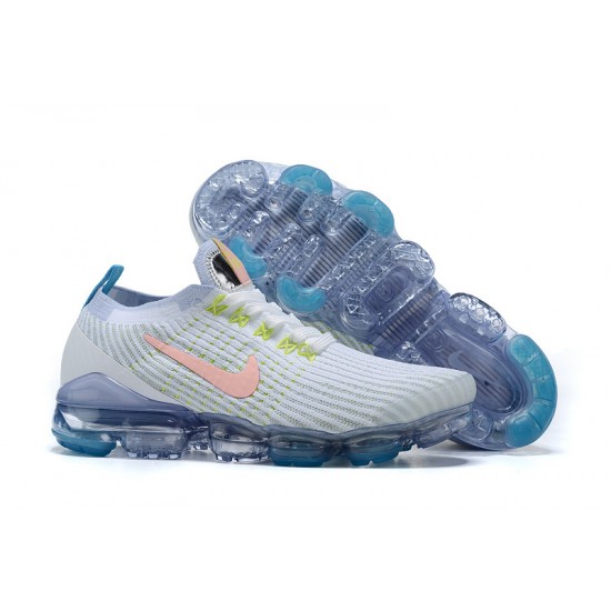 Nike Air VaporMax Flyknit 3 Dámské/Pánské Bílá Modrá Běžecké Boty AJ6900-003