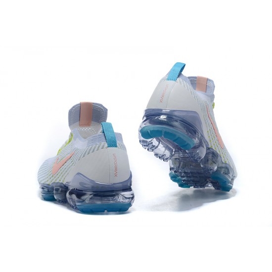 Nike Air VaporMax Flyknit 3 Dámské/Pánské Bílá Modrá Běžecké Boty AJ6900-003