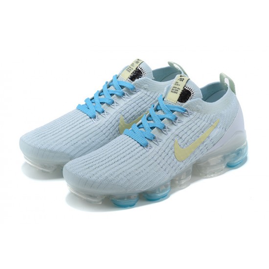 Nike Air VaporMax Flyknit 3 Dámské/Pánské Bílá Modrá Běžecké Boty AJ6910-500