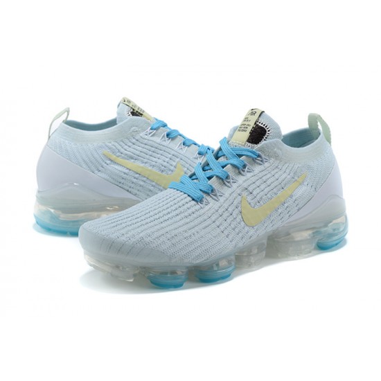 Nike Air VaporMax Flyknit 3 Dámské/Pánské Bílá Modrá Běžecké Boty AJ6910-500