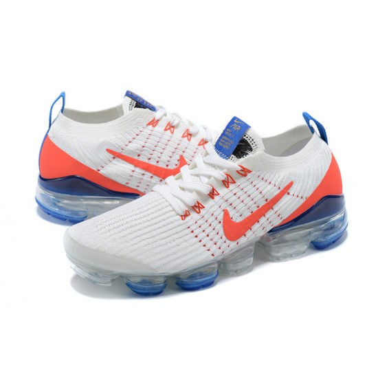 Nike Air VaporMax Flyknit 3 Dámské/Pánské Bílá Modrá Běžecké Boty CZ7994-100