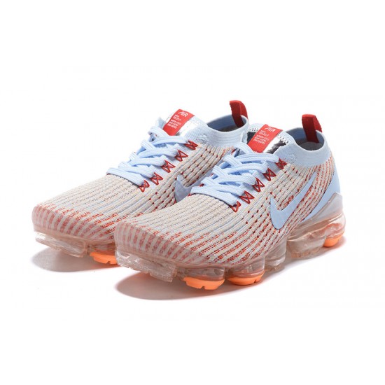 Nike Air VaporMax Flyknit 3 Dámské/Pánské Bílá Oranžová Běžecké Boty AJ6910-400