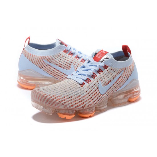 Nike Air VaporMax Flyknit 3 Dámské/Pánské Bílá Oranžová Běžecké Boty AJ6910-400