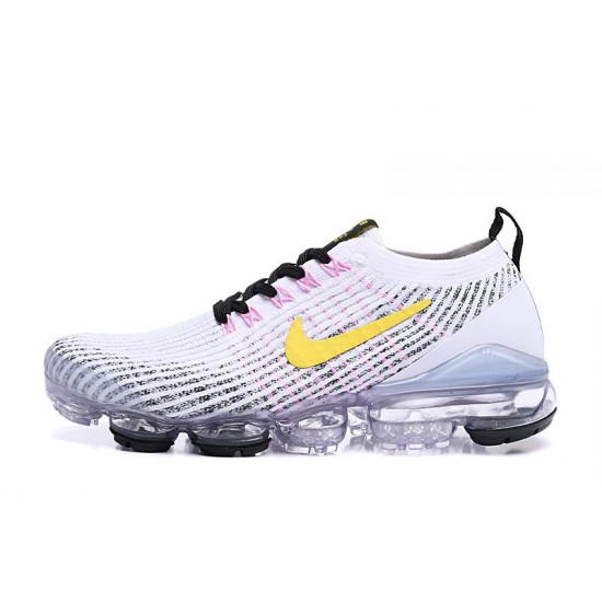 Nike Air VaporMax Flyknit 3 Dámské/Pánské Bílá Žlutá Běžecké Boty AJ6900-103